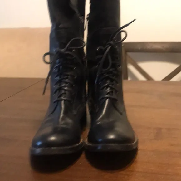 Frye Melissa Riding equestrian Tall lace up Boots