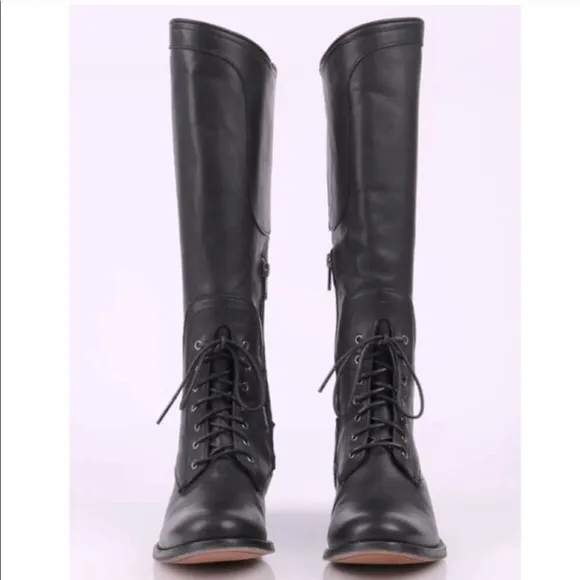 Frye Melissa Riding equestrian Tall lace up Boots