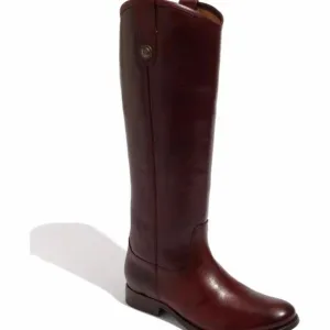 FRYE Melissa wine colored leather boots SZ 8.5. Gently used