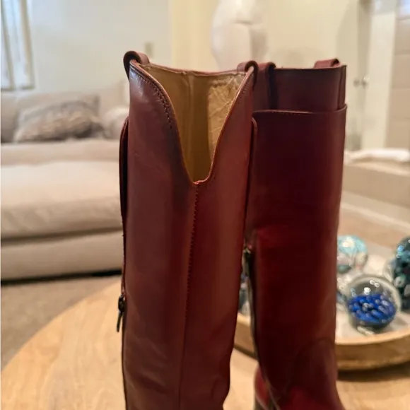 FRYE Paige Tall Riding Leather Knee-High Boots 6.5