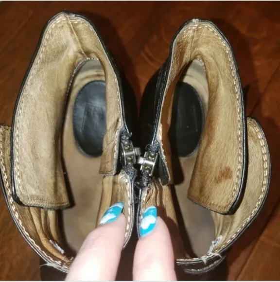 Frye Patty Riding Bootie Black Size 8.5