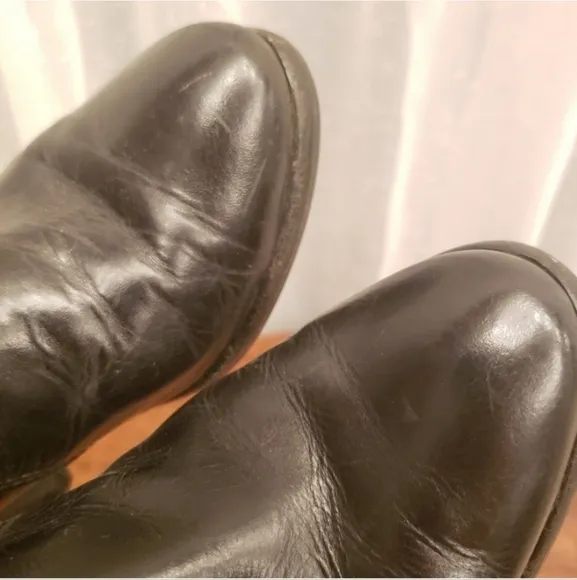 Frye Patty Riding Bootie Black Size 8.5