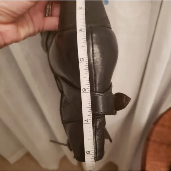Frye Patty Riding Bootie Black Size 8.5