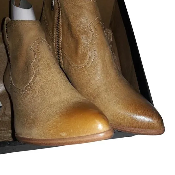Frye Reina leather bootie boots