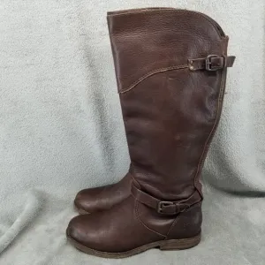 Frye Shoes Womens Size 8 Phillip Brown Leather Buckle Riding Western Boots