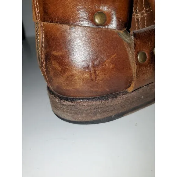 Frye Women's Leather Boots Equestrian Horse Riding High Top Size 8