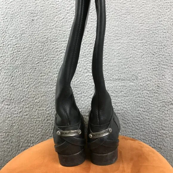 Frye Womens Lindsay Plate Knee High Pull On Strap Equestrian Riding Boots 7.5
