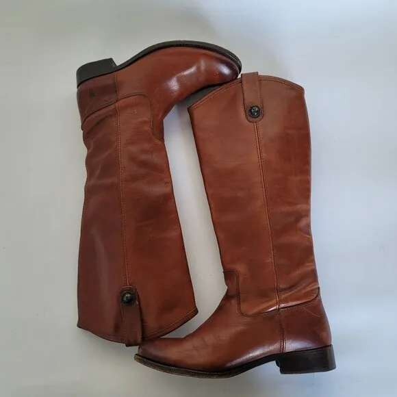 Frye Women's Pull-On Melissa Button Riding Equestrian Boots. Size 6.5 B