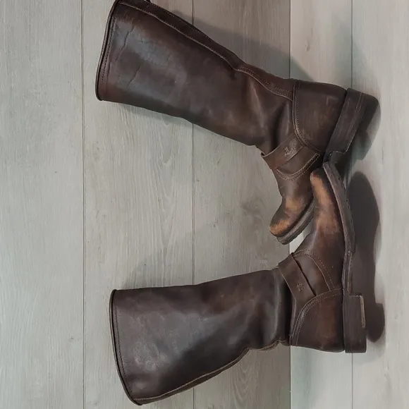 Frye Womens Veronica Slouch Riding Leather Tall Western Boots shoes sz 6.5