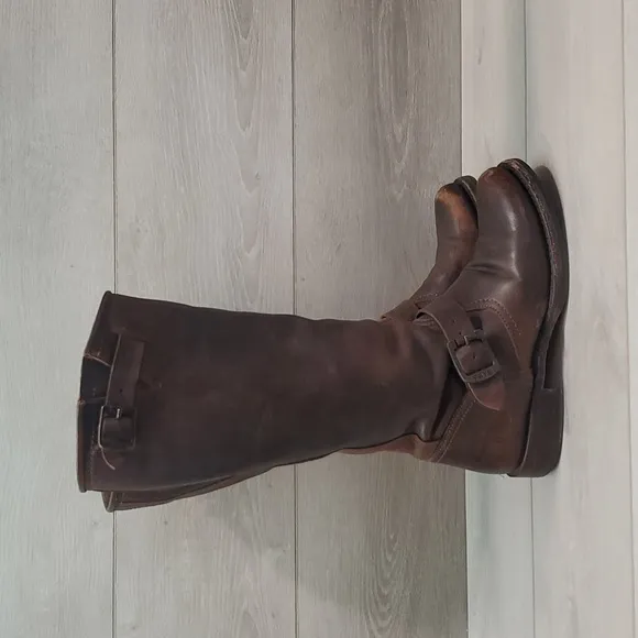 Frye Womens Veronica Slouch Riding Leather Tall Western Boots shoes sz 6.5