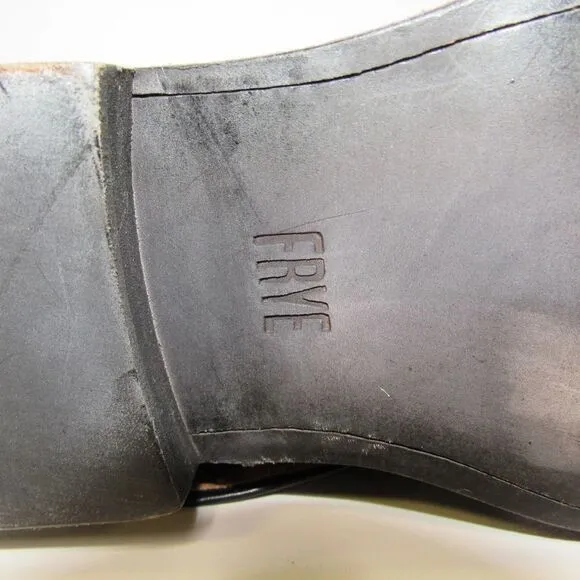 Frye Jayden D Ring Leather Boots in Black SZ 8 1/2