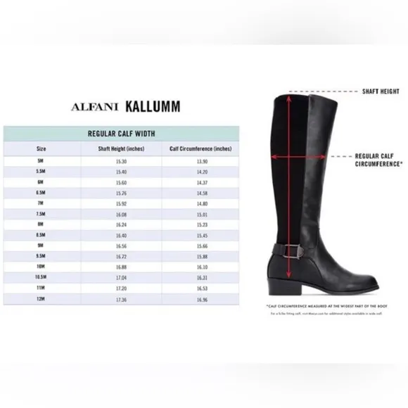 Full Zip Black stretch knit Calf Tall Alfani KALLUM Riding Rain Boots NIB