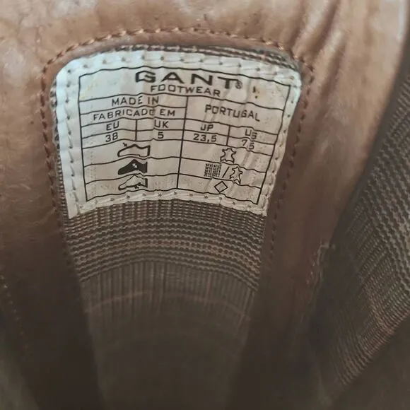 GANT Footwear Womens Equestrian Riding boots Brown Size 7.5