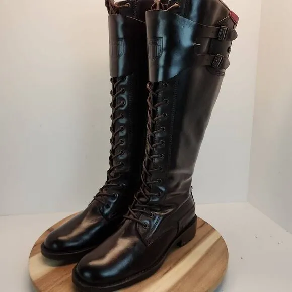 GANT Footwear Womens Equestrian Riding boots Brown Size 7.5