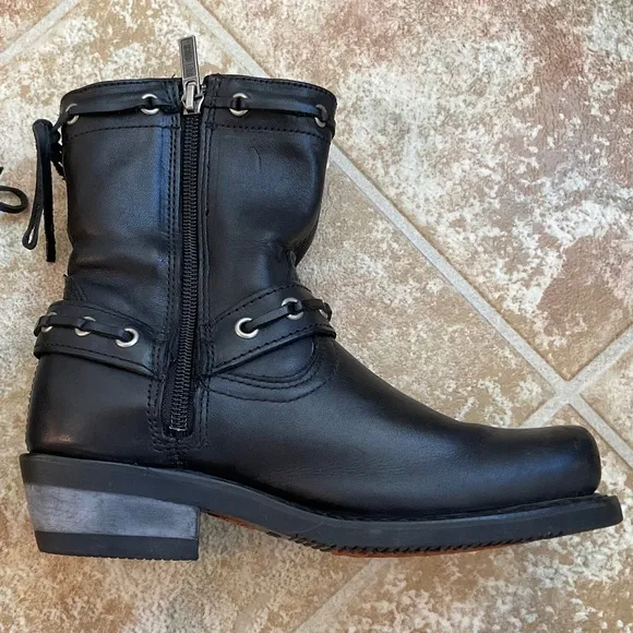 Genuine Harley-Davidson Women’s Leather Riding Boots 5 1/2 USA