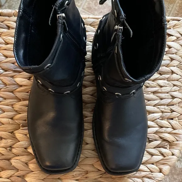 Genuine Harley-Davidson Women’s Leather Riding Boots 5 1/2 USA