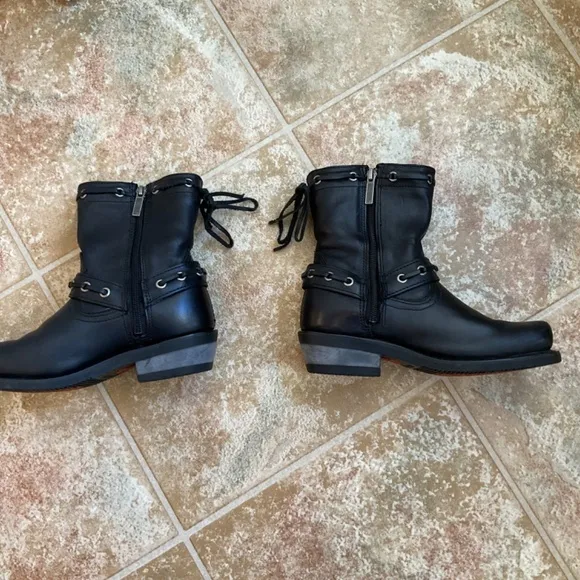 Genuine Harley-Davidson Women’s Leather Riding Boots 5 1/2 USA