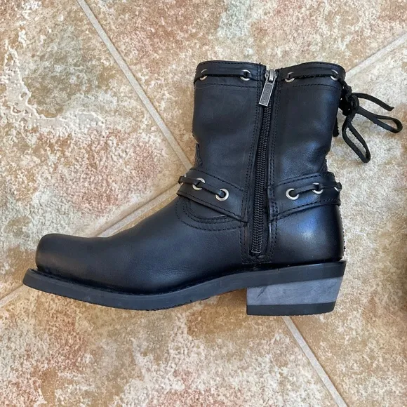 Genuine Harley-Davidson Women’s Leather Riding Boots 5 1/2 USA