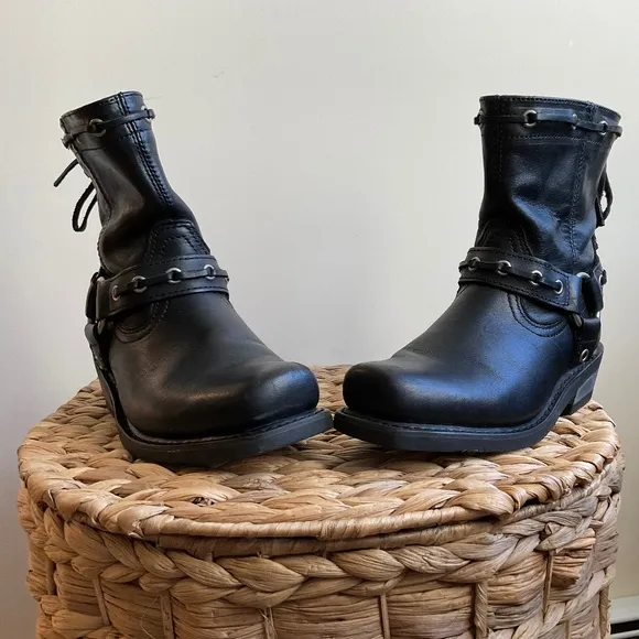 Genuine Harley-Davidson Women’s Leather Riding Boots 5 1/2 USA