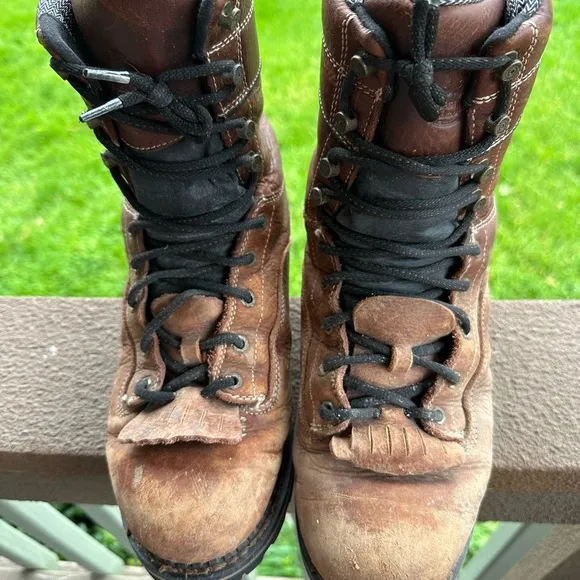 Georgia Boot Mens 8&quot; Logger 9W Brown GB00260 Waterproof insulated 3M Workwear