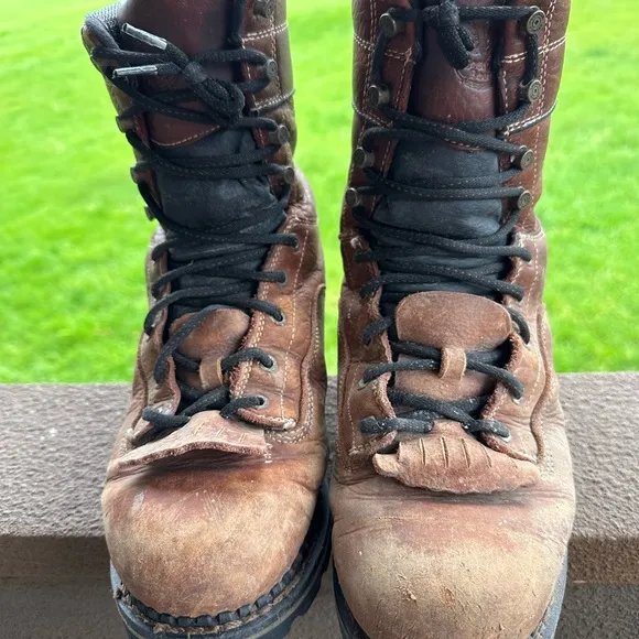 Georgia Boot Mens 8&quot; Logger 9W Brown GB00260 Waterproof insulated 3M Workwear