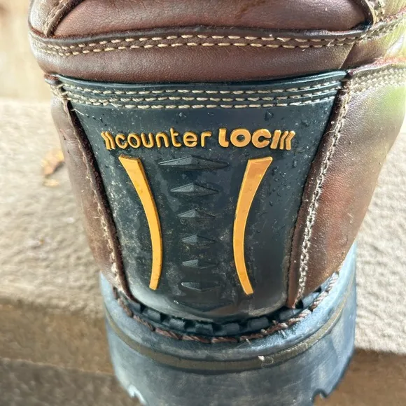 Georgia Boot Mens 8&quot; Logger 9W Brown GB00260 Waterproof insulated 3M Workwear