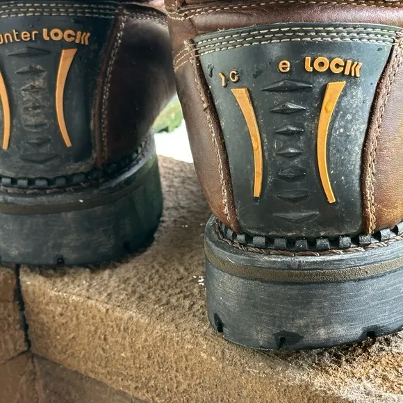 Georgia Boot Mens 8&quot; Logger 9W Brown GB00260 Waterproof insulated 3M Workwear