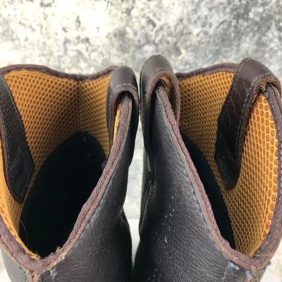 Georgia Boot Men's Size 10.5M Thermal-Tec Brown Steel Toe Wellington Work Boots