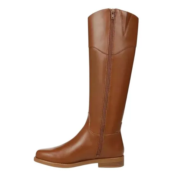 Giani Bernini Women's Sandraa Memory Foam Knee High Riding Boots Tan Size 8 1/2