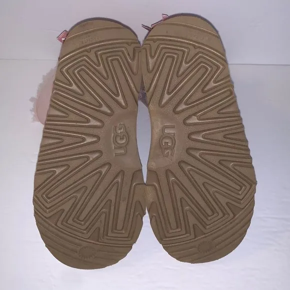 Girl's Pink UGG Boots with Bows