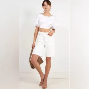 Great Condition AGOLDE 90s Pinch Waist Short in Porcelain Size 27