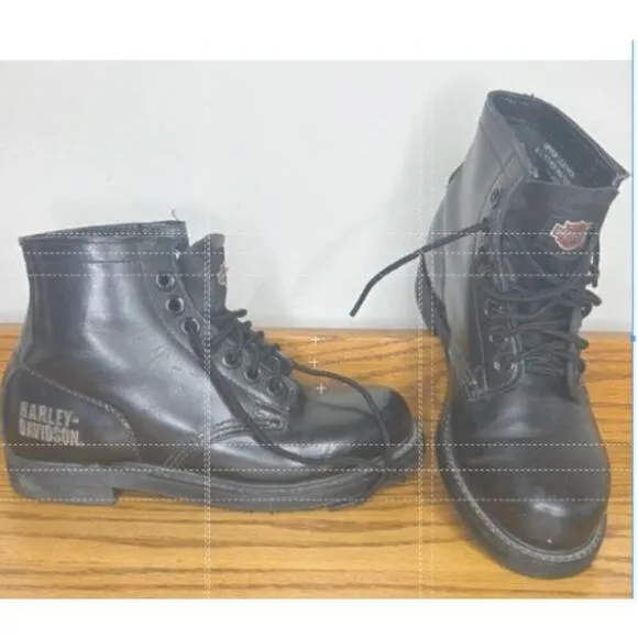 Harley Davidson Boot Size 6.5 Women Upper Leather Made in USA Sport