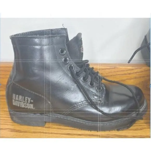 Harley Davidson Boot Size 6.5 Women Upper Leather Made in USA Sport