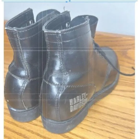 Harley Davidson Boot Size 6.5 Women Upper Leather Made in USA Sport