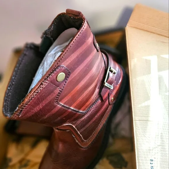 Harley Davidson Brown Leather Boots