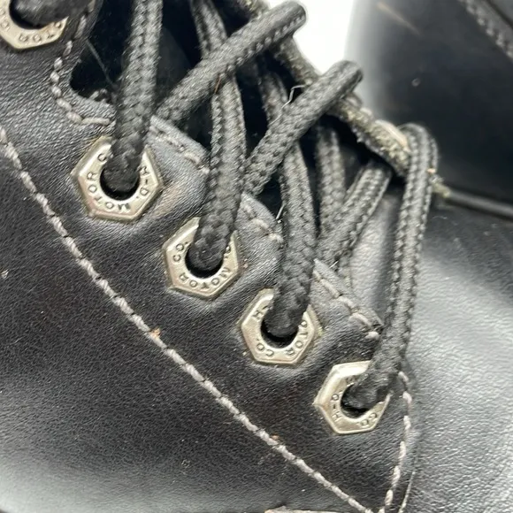Harley Davidson Leather Black Boots ladies Size 6