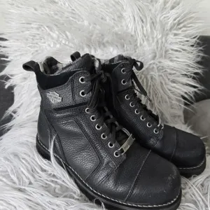 Harley-Davidson Men's Black Leather Boots 8.5