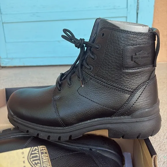 Harley-Davidson Men's Black Leather Boots ~ Size 9.5