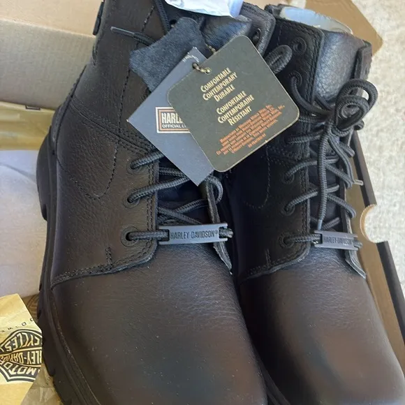 Harley-Davidson Men's Black Leather Boots ~ Size 9.5