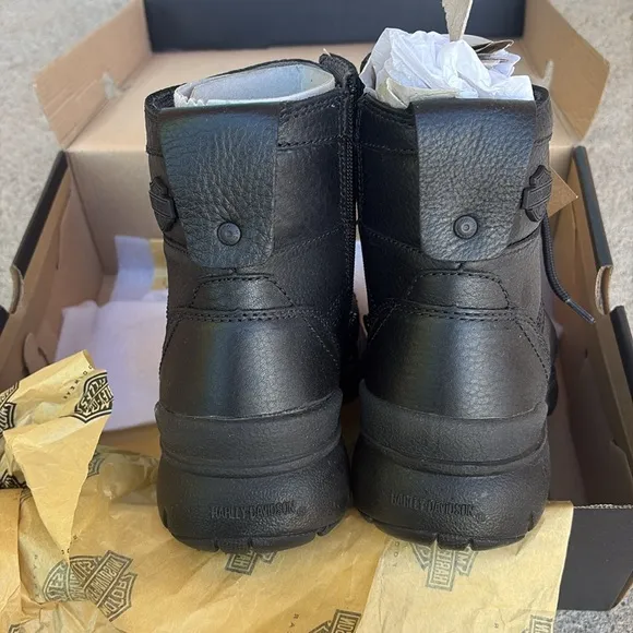 Harley-Davidson Men's Black Leather Boots ~ Size 9.5