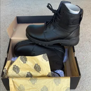Harley-Davidson Men's Black Leather Boots ~ Size 9.5