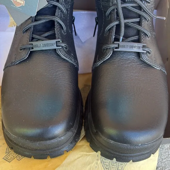 Harley-Davidson Men's Black Leather Boots ~ Size 9.5