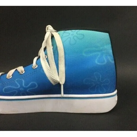 Heelys-Youth Sz 6-Hustle Spongebob-HES10362 -No Wheels-Blue Ocean TV Nickelodeon