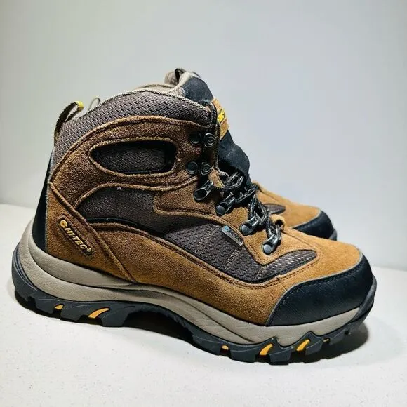 HI-TEC Men's Skamania Mid Waterproof Hiking Boots 10,5  Brown Gold 7198