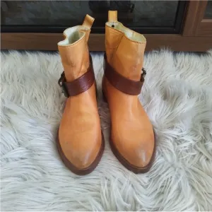 Hollywood Trading Company Handmade Leather Boots
