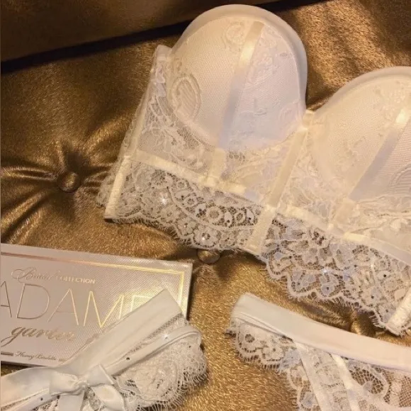 Honey Birdette Maria Ivory bra 32DD/E