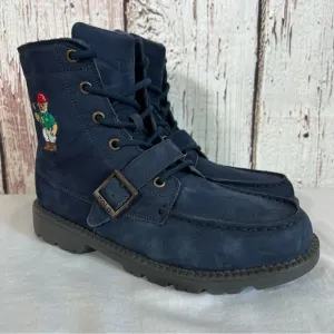 🎉HP🎉 Polo Ralph Lauren Boys Ranger HI II Leather Lace Up Boots Size 6 LIKE NEW