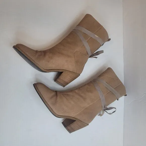 Humanoid Womens Suede Ankle Boots Size 35 EU 4.5 US Southwestern Equestrian