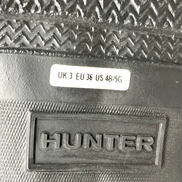 Hunter Classic Tall Rubber Rain Boots 4-Youth 5/36-WNS Equestrian Preppy Neutral