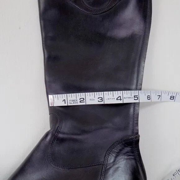 hunter h crest leather tall riding boots equestrian quiet luxury classic